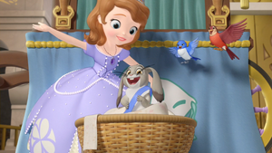 Blue Ribbon Bunny