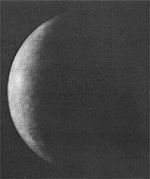 Distant view of Mercury from Mariner 10