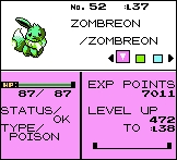 Zombreon Status