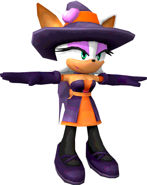 File:Sonic Runners Halloween Rouge in-game model.png
