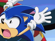Sonic with black eyes