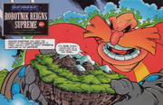 Robotnik holding the Floating Island