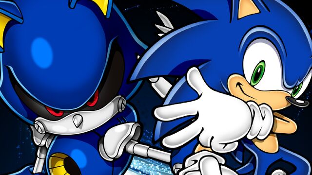 File:Metal Sonic & Sonic.jpg