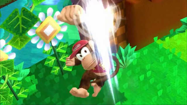 File:SSB4 Diddy Kong on Windy Hill.png