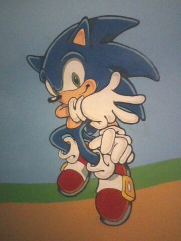 File:Sonic on my wall.jpg