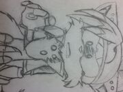 Emerl the Fox Sad