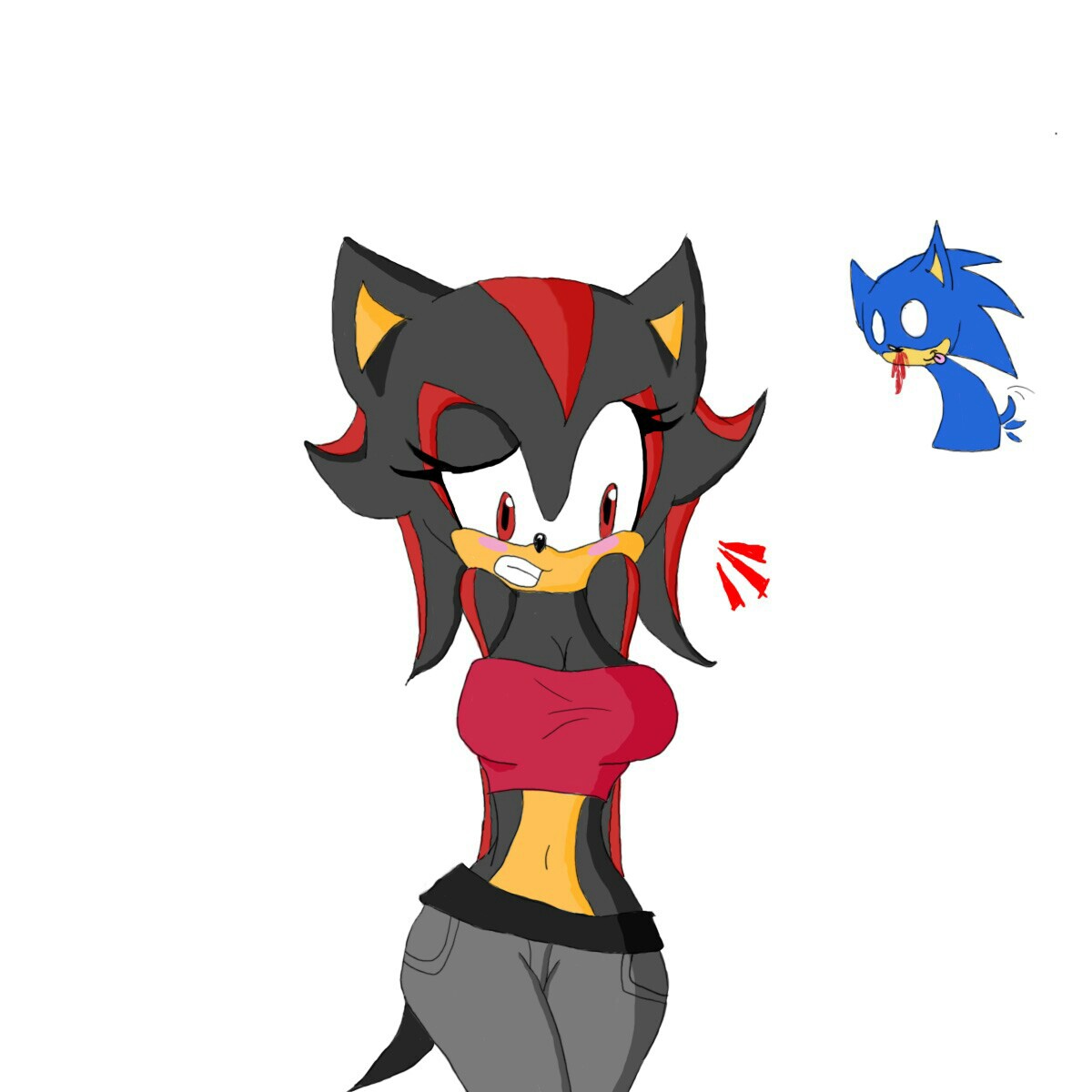 Sonic the Hedgehog Шедоу девушка