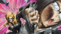 Marie punches Azusa