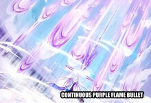 Continuous Purple Flame Bullet
