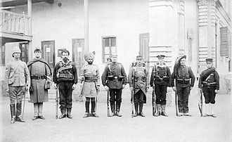 Troops of the Eight nations alliance 1900