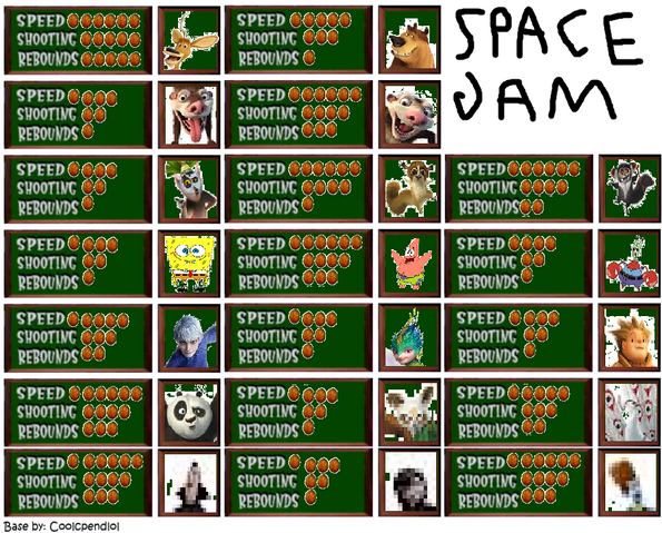 File:My 19 characters in space jam game by littledoegiuli95-d64b0re-1-.png