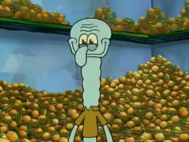 File:SquidwardLongNeckHappy.png