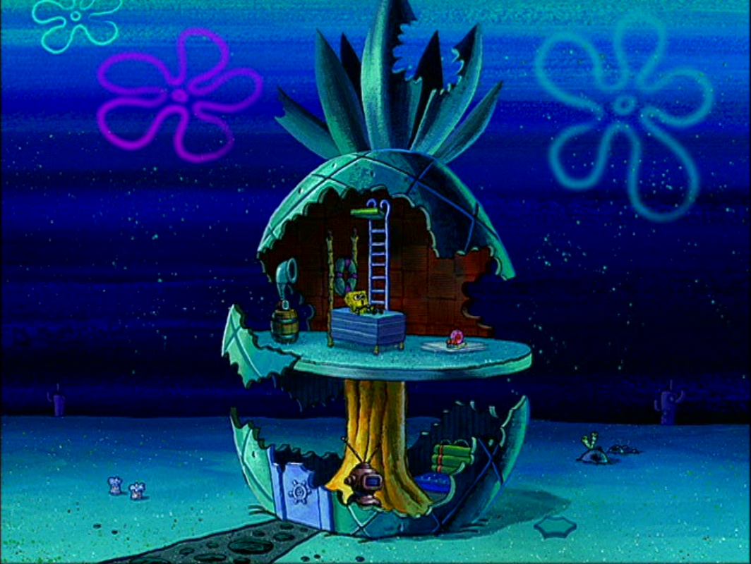 Image - SpongeBob's pineapple house in Season 2-7.png | Encyclopedia