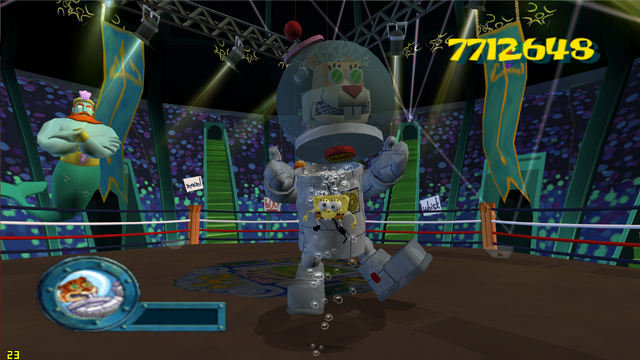 File:Spongebob Squarepants viking hat uppercut Sandy boss.png
