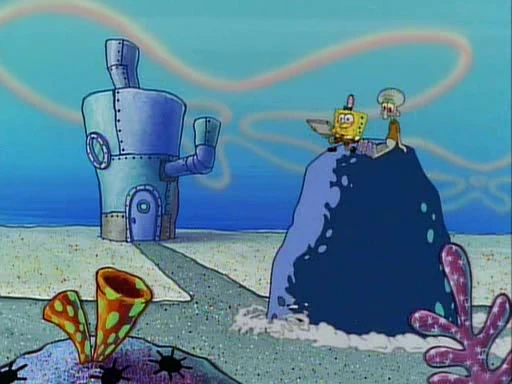 Hasil gambar untuk spongebob pizza delivery