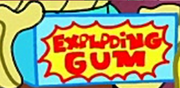 Explodierendes Kaugummi