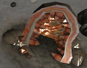 Orange geode