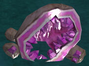 Fuchsia geode