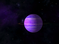 Pink gas giant