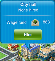 City hall dialog