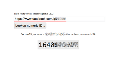 Find Facebook ID
