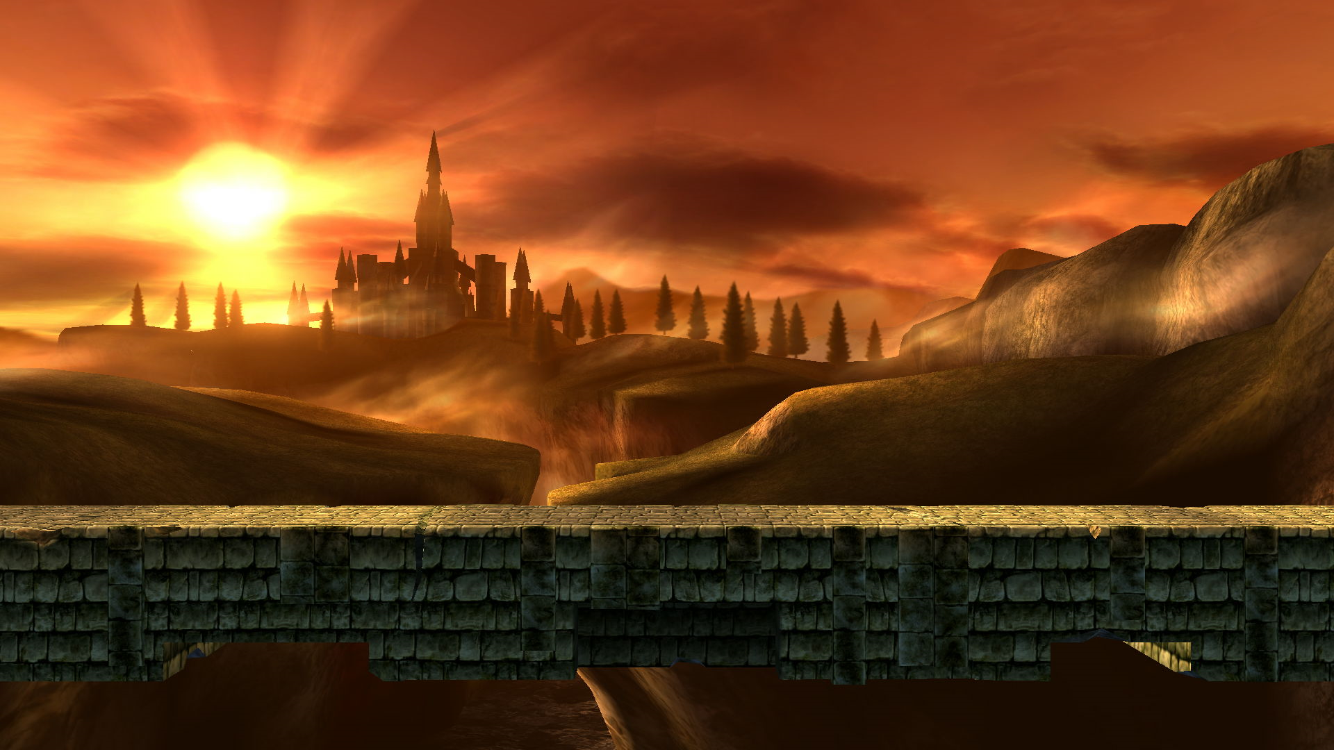 Zelda Twilight Princess Eldin Bridge Image - SSBWU Bridge of Eldin.png | Smashpedia | FANDOM powered by Wikia
