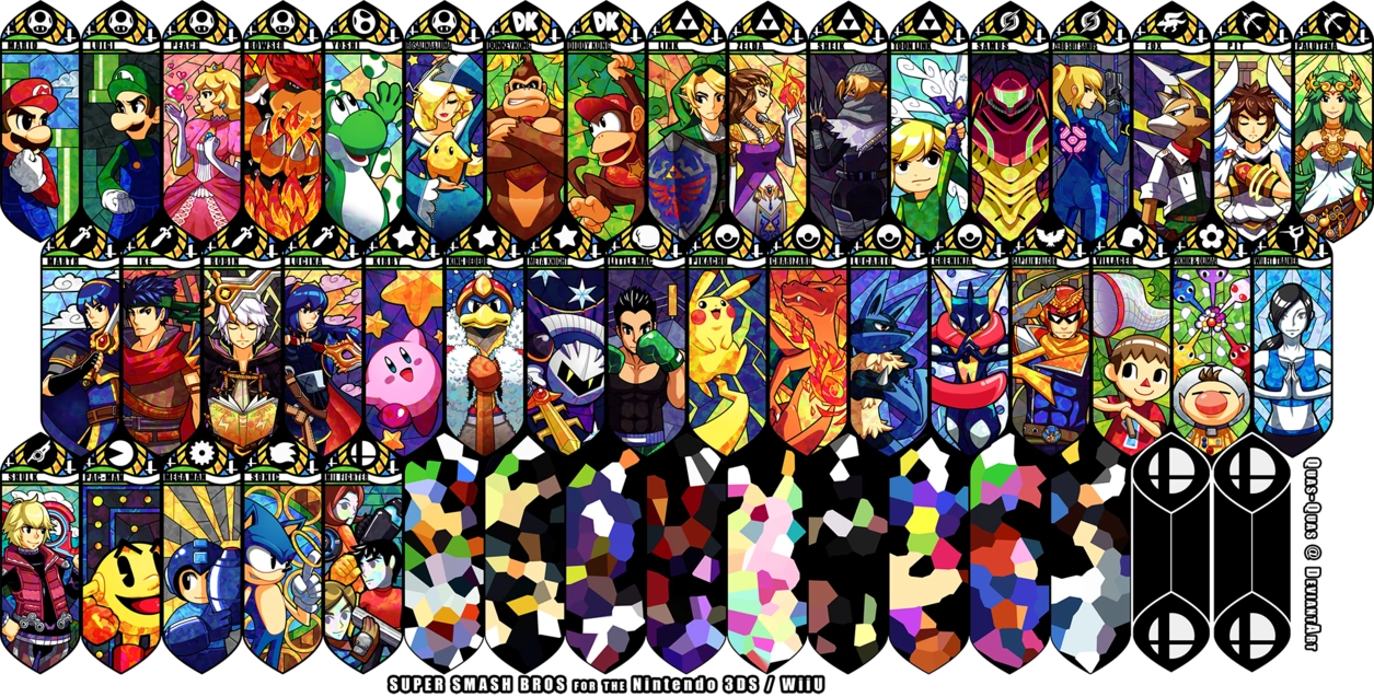 Image - R3 current 3ds wiiu ssb characters by quas quas ...