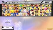 SSB WIIU starting roster