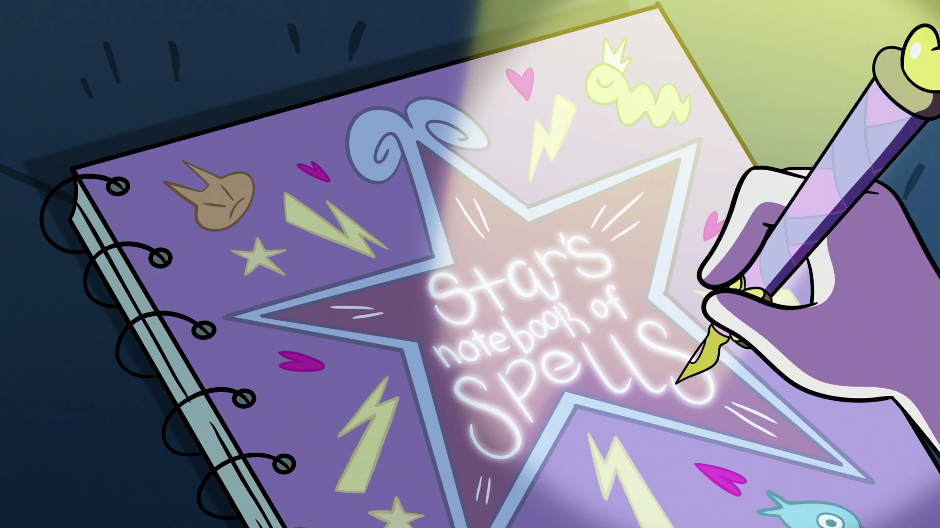 Image S2E28 Star Butterfly makes a notebook of spells.png Star vs