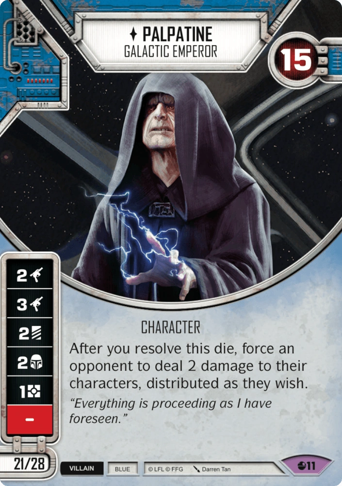 Afbeeldingsresultaat voor star wars destiny deal 2 damage for each blank