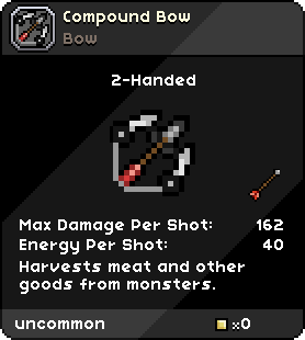 Compund Bow Crafting Starbound Compund Bow Crafting Starbound
