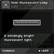Fluorescent Lamp tooltip