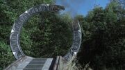Broken gate