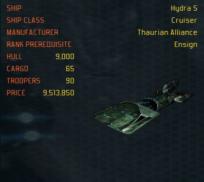 HydraS ship