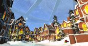 Gingerbread village