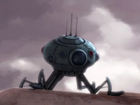 Recon droid walk