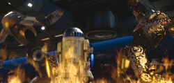 Artoo lights up B2s