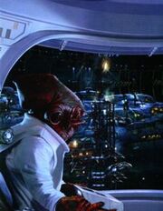 Ackbar at Mon Cal Shipyards