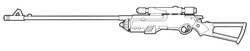 Ld-1 target blaster rifle