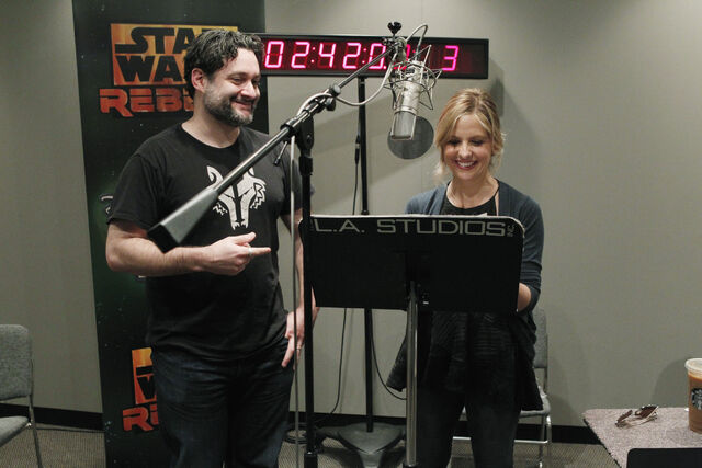 File:Dave Filoni and Sarah Michelle Gellar.jpg