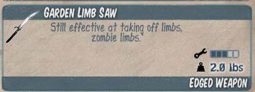 Garden Limb Saw