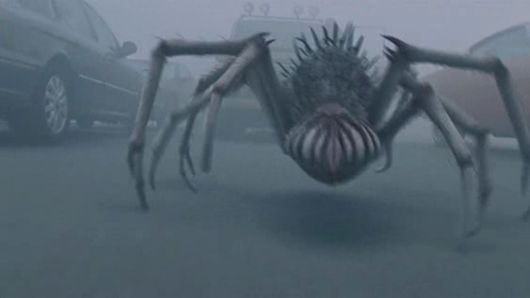 What Are The Creatures In The Mist Image - SpiderRunningToCar.jpg | Stephen King's The Mist Wiki | FANDOM