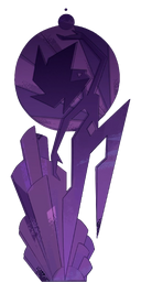 Pink diamond mural