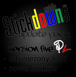 Stickdowns uppack