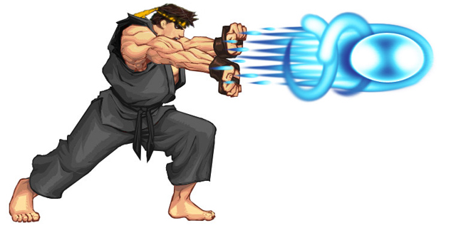 Image - SSF2THDR-ryu-hadoken.jpg | Street Fighter Wiki | FANDOM powered ...