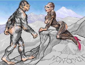 Yeti mating ritual