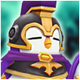 Pinguim Knight (escuro) Ícone