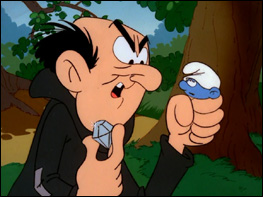 Gargamel clumsy smurf