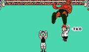 Mario in Punch Out for NES
