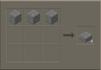 Stone Brick Slab craft